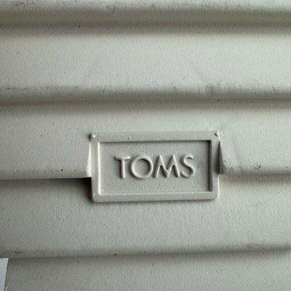 TOMS SIDNEY TREAD LEATHER ANKLE STRAP SANDALS IN WARM BEIGE NWT SIZE 8M - Picture 11 of 16